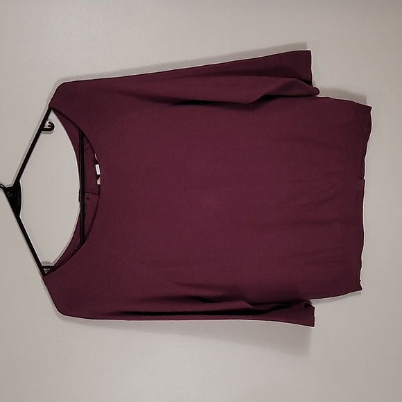 Boden Sweaters - Boden Button Back Cotton Cashmere Sweater Size 4 Small Purple Boat Neck